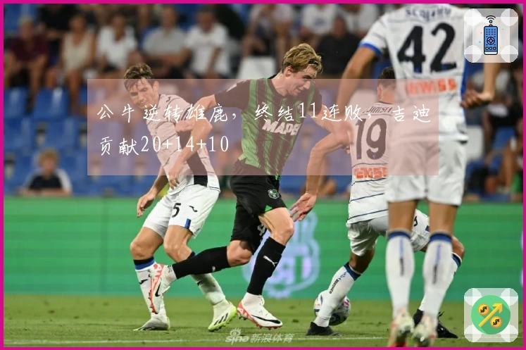 公牛逆转雄鹿，终结11连败，吉迪贡献20+14+10